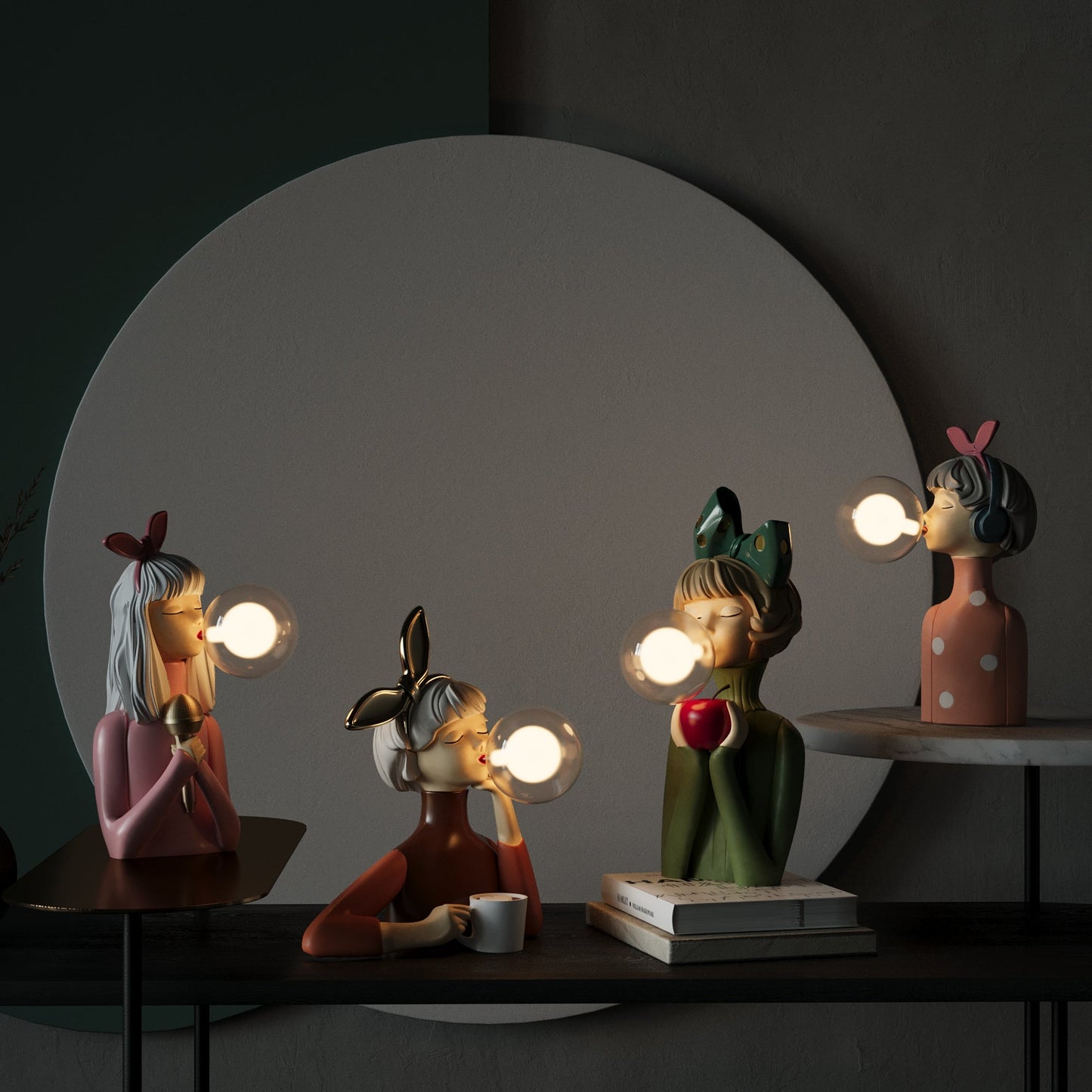 Ručně vyráběná stolní lampa – unikátní design a pečlivé zpracování