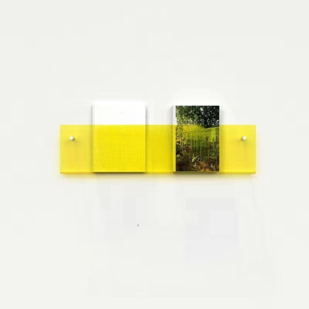 Wandregal Zeitungsständer Transparent – Chic und modernes Design