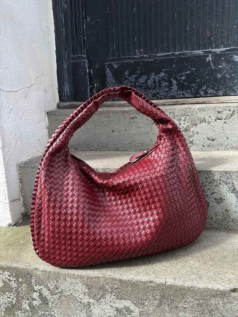 Josiane | Bolsa de Mano Trenzada – Elegancia Artesanal y Encanto Atemporal