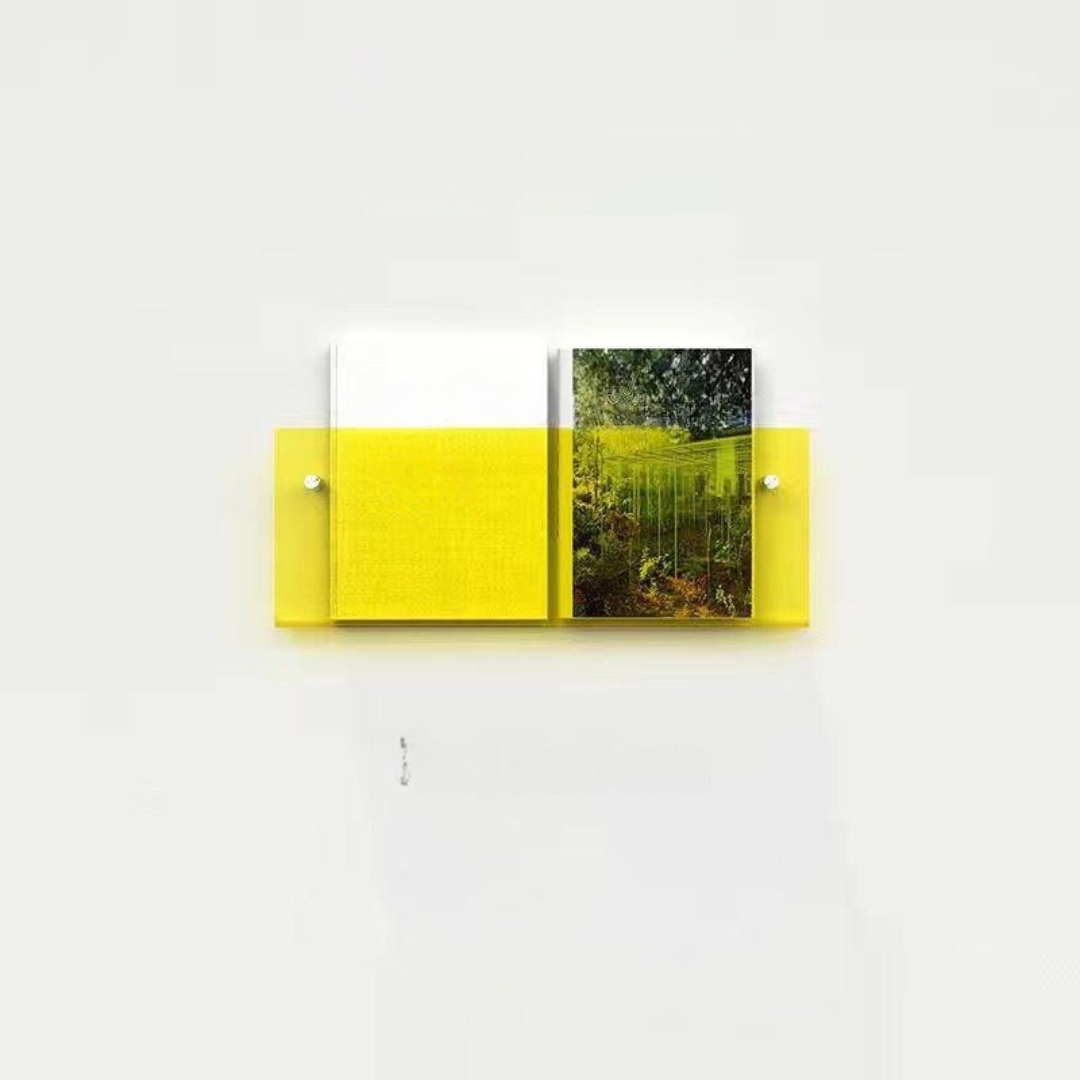 Wandregal Zeitungsständer Transparent – Chic und modernes Design