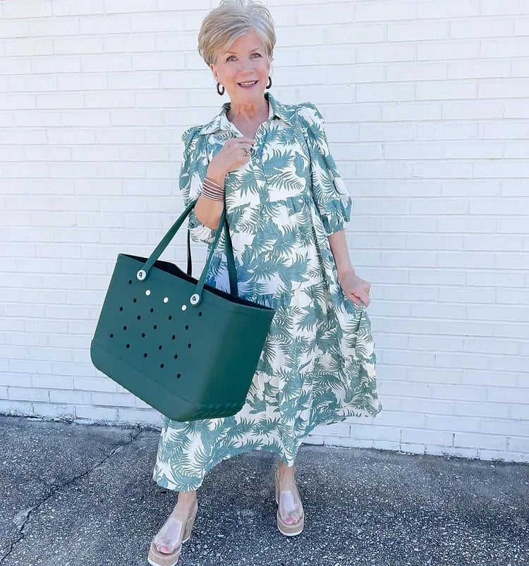 Jäykkä rantalaukku - Värikäs muotoilu ja suuri tilavuus