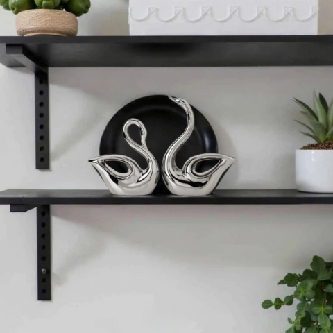 Dekorativ Keramik Skulptur – Elegance Og Raffinement