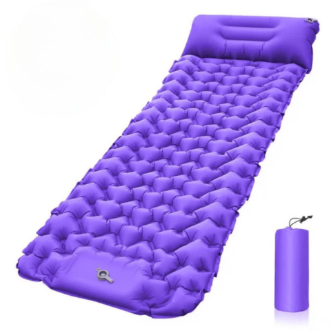 Matelas De Camping Gonflable – Avec Pompe Intégrée Et Confort Optimal