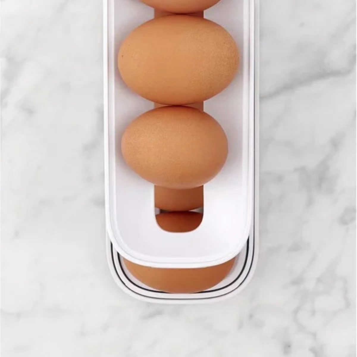 Compacta Porta-Huevos – Almacenamiento Práctico y Ahorro de Espacio