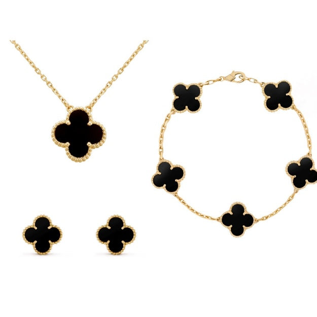 Conjunto De Joyas – Élegancia Dorada En Acero Inoxidable