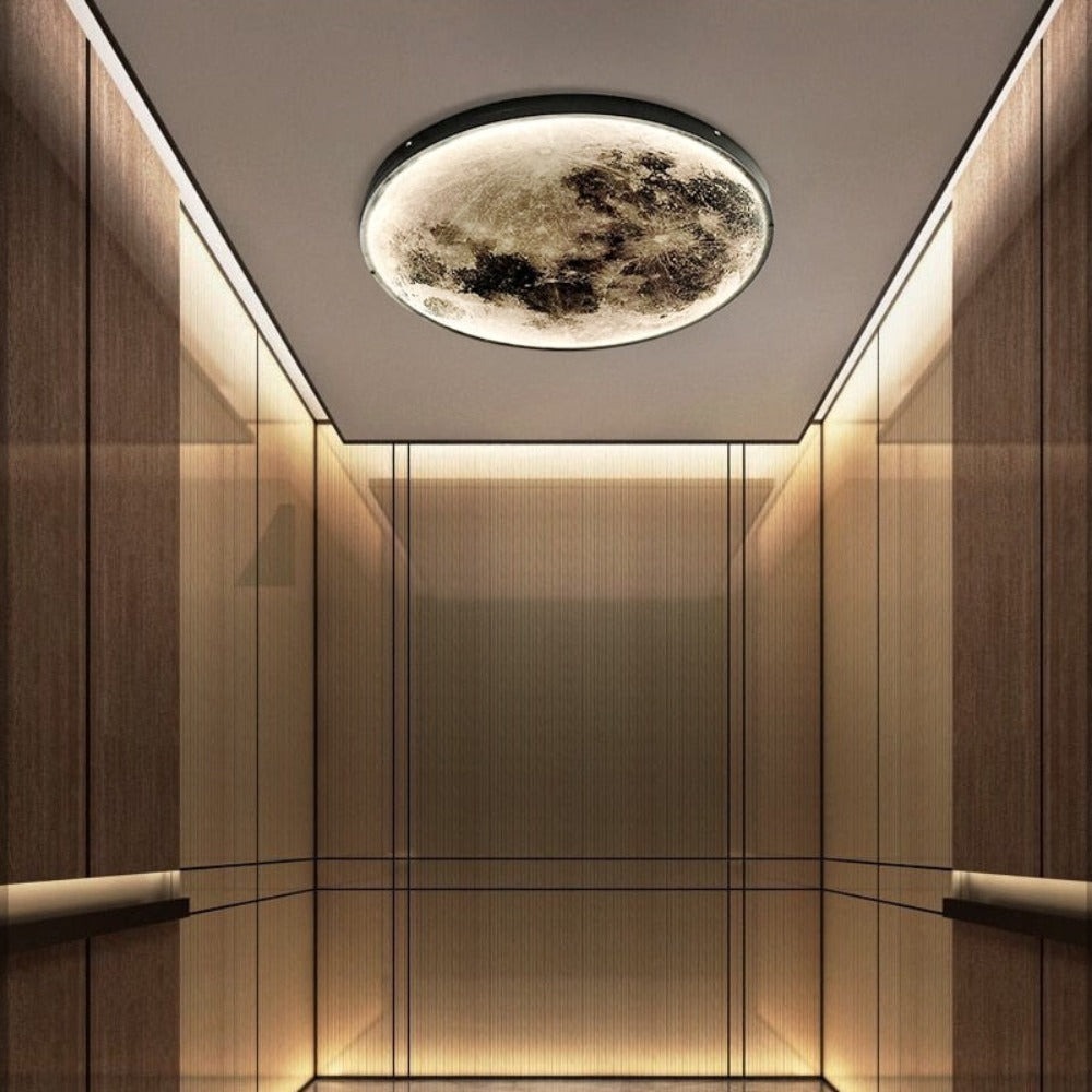 3D LED壁掛けランプ – ユニークな雰囲気のための月