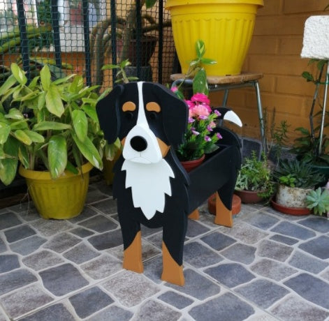 Original Blomsterkrukke — Hund Form