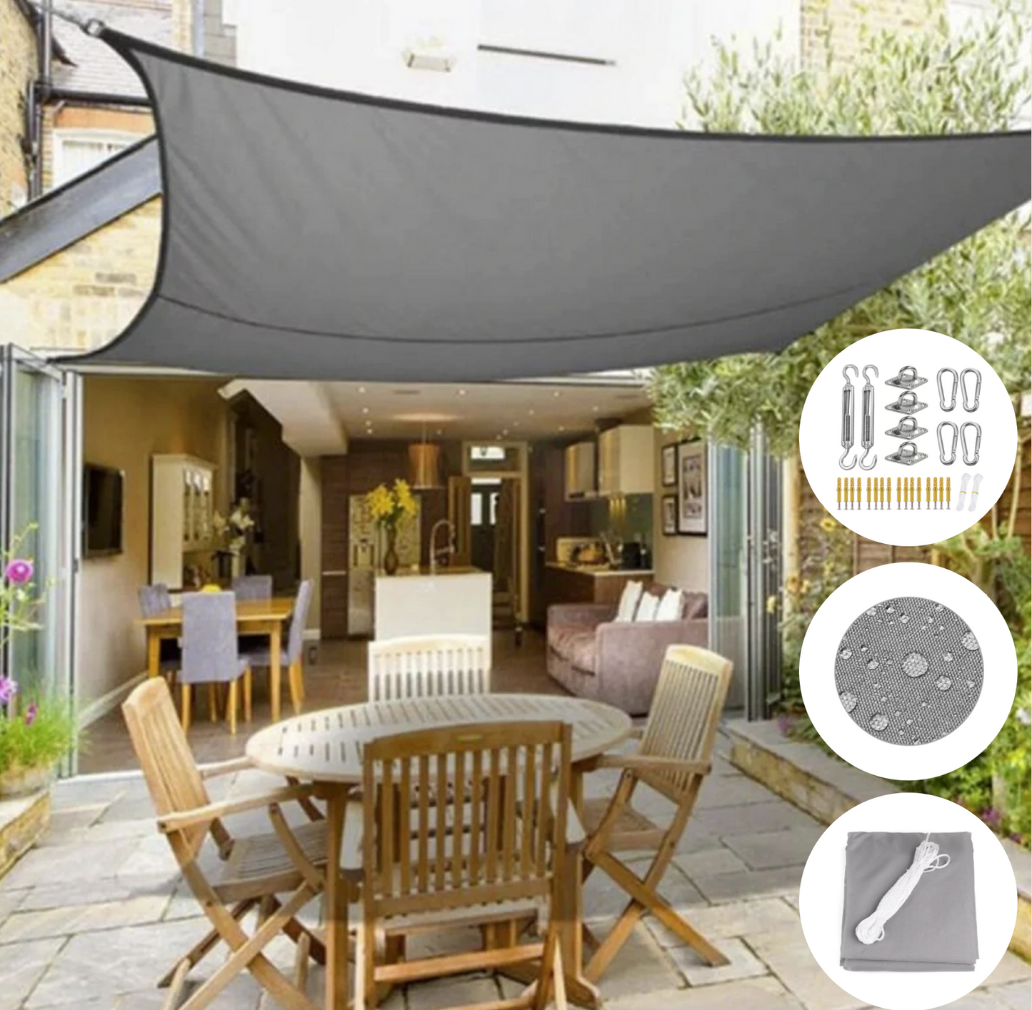 Toldo Impermeável – Proteção Solar e Elegância para o Jardim
