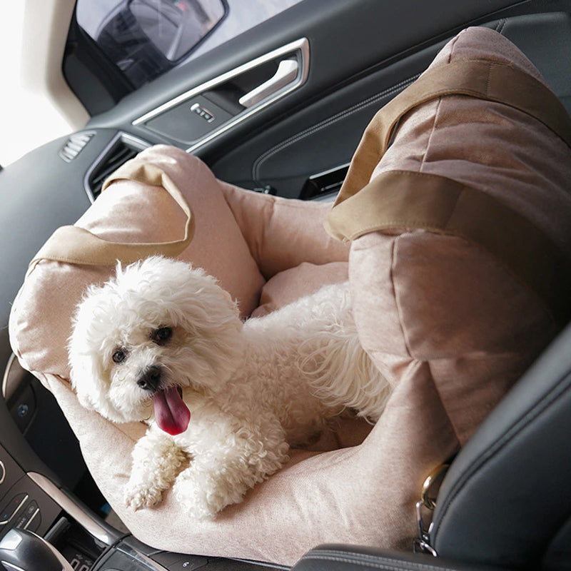 Cama de viagem calmante para cães - Descanso tranquilo e fácil de transportar