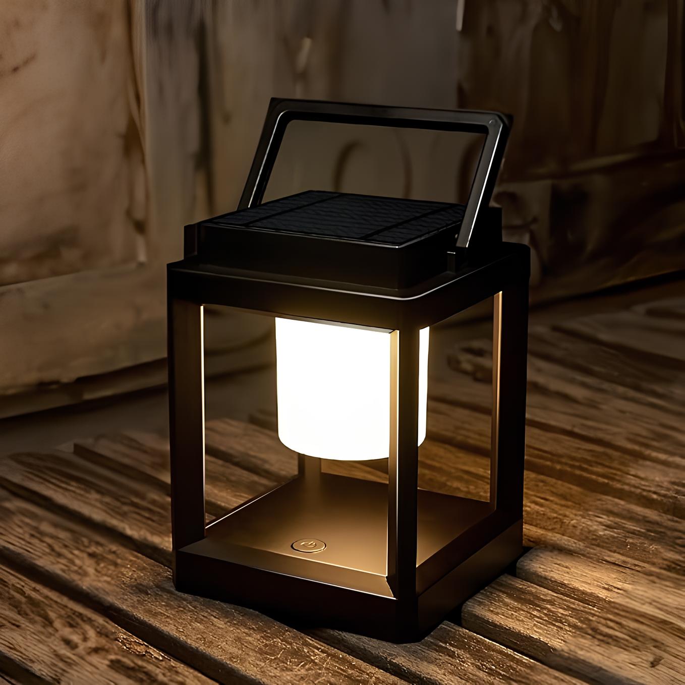 Moderne Solcellelampe – Elegant og Holdbar Belysning