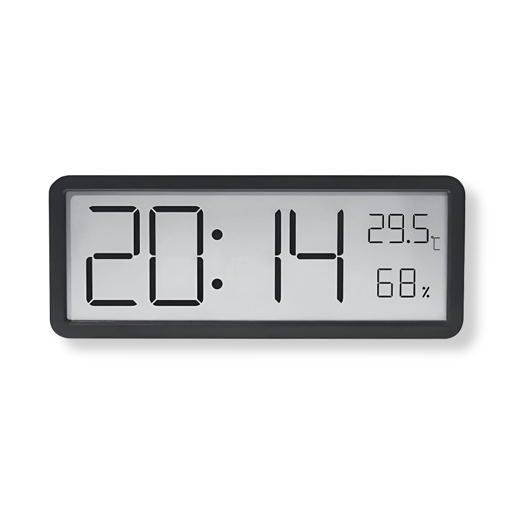 Horloge Murale Led Multifonction — Affichage Clair & Design Moderne