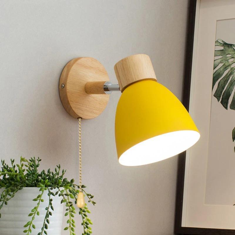 Lámpara de Pared Moderna – Estilo Minimalista y Toque Natural 