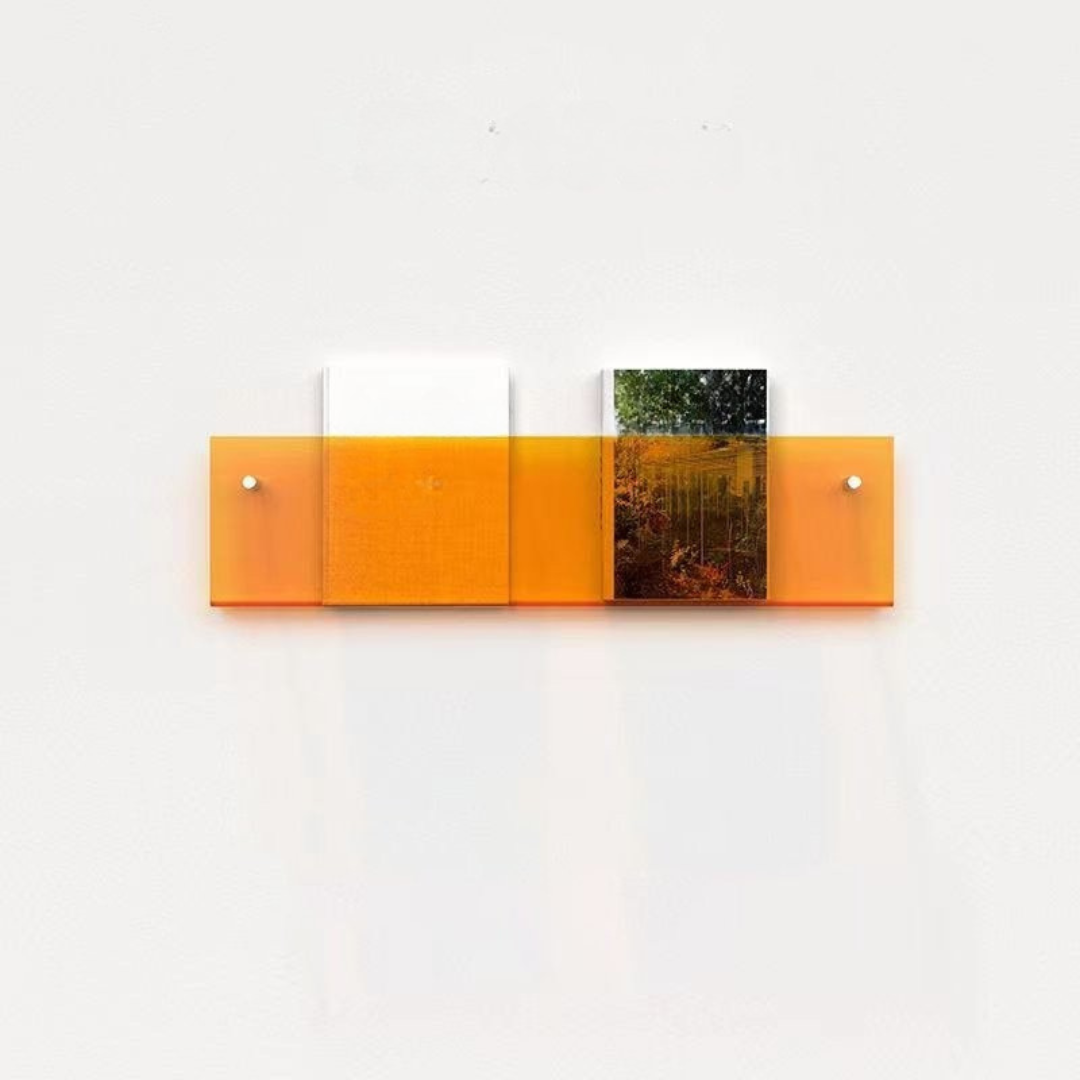 Wandregal Zeitungsständer Transparent – Chic und modernes Design 