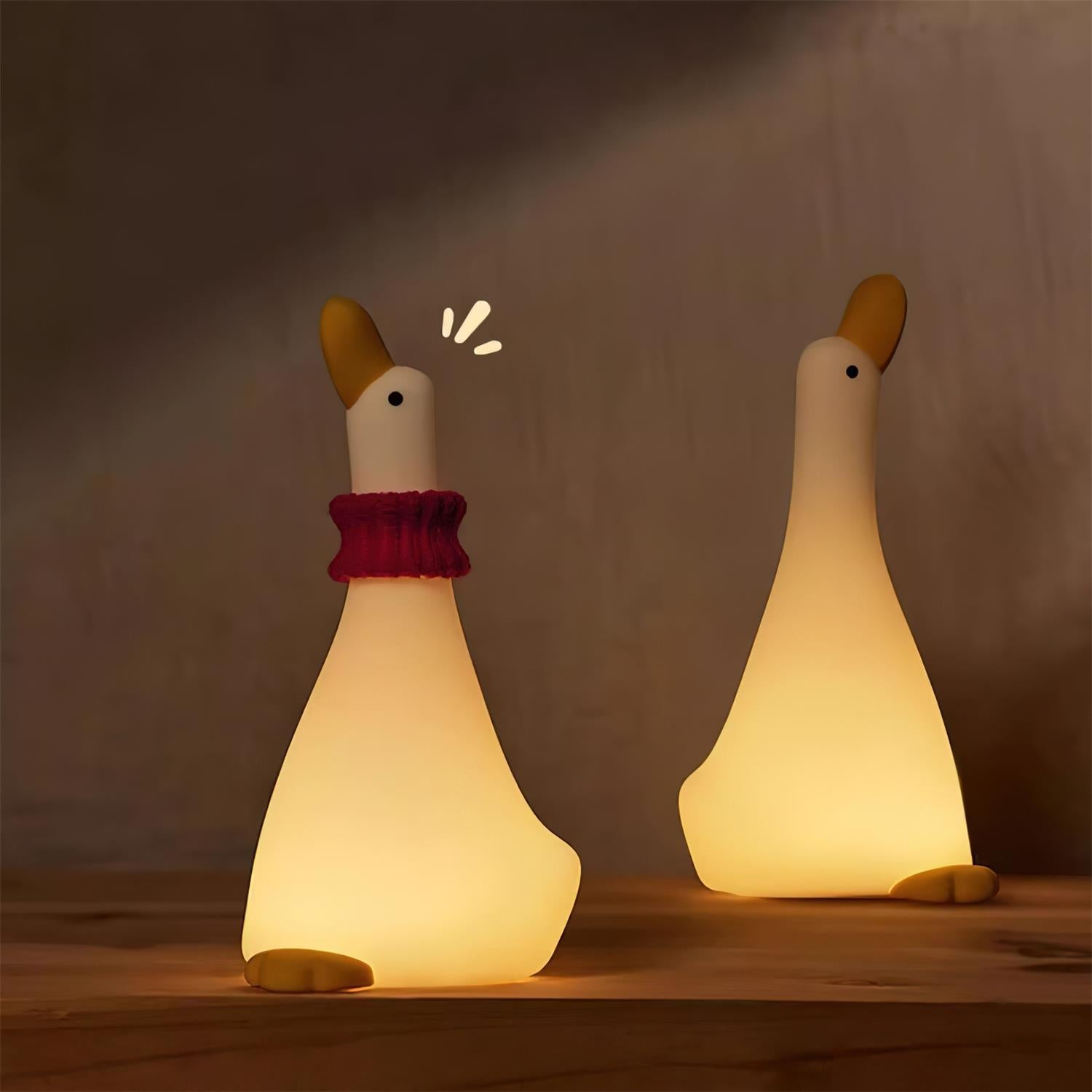 Noční světlo Enchanted Goose - hmatové světlo a uklidňující design
