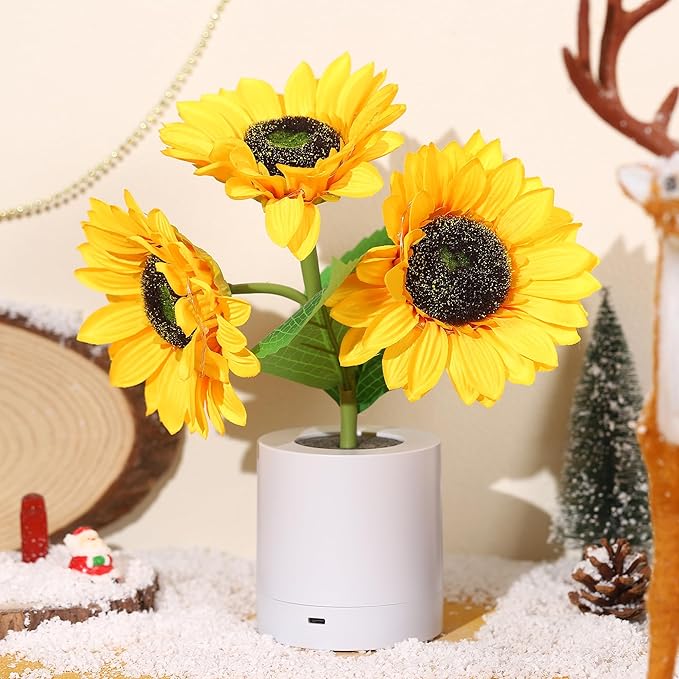 מנורת שולחן LED נטענת USB – תאורה מקורית ואלגנטית 