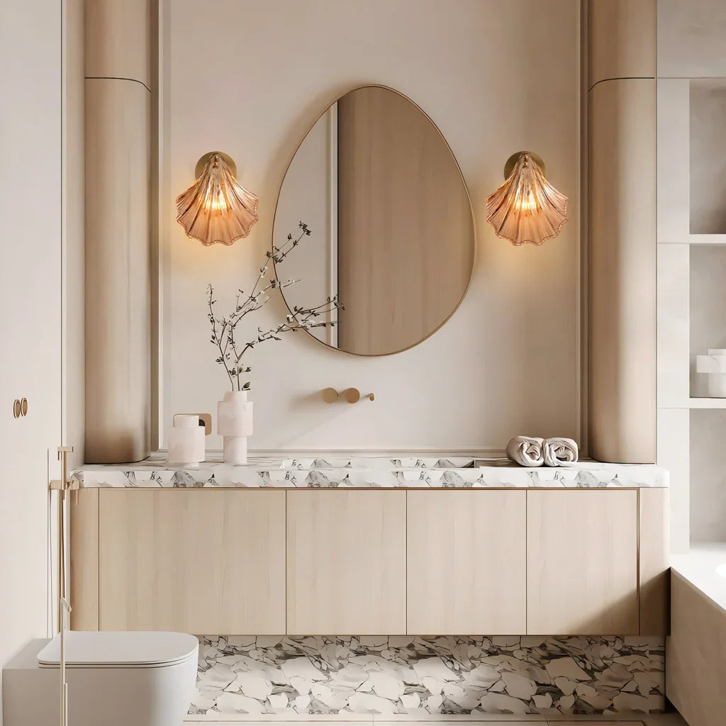 Aplica de perete scoică – iluminat elegant și marin 