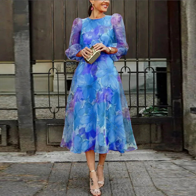 Sophie | Elegantní květinové šaty – Styl chic a ženský 