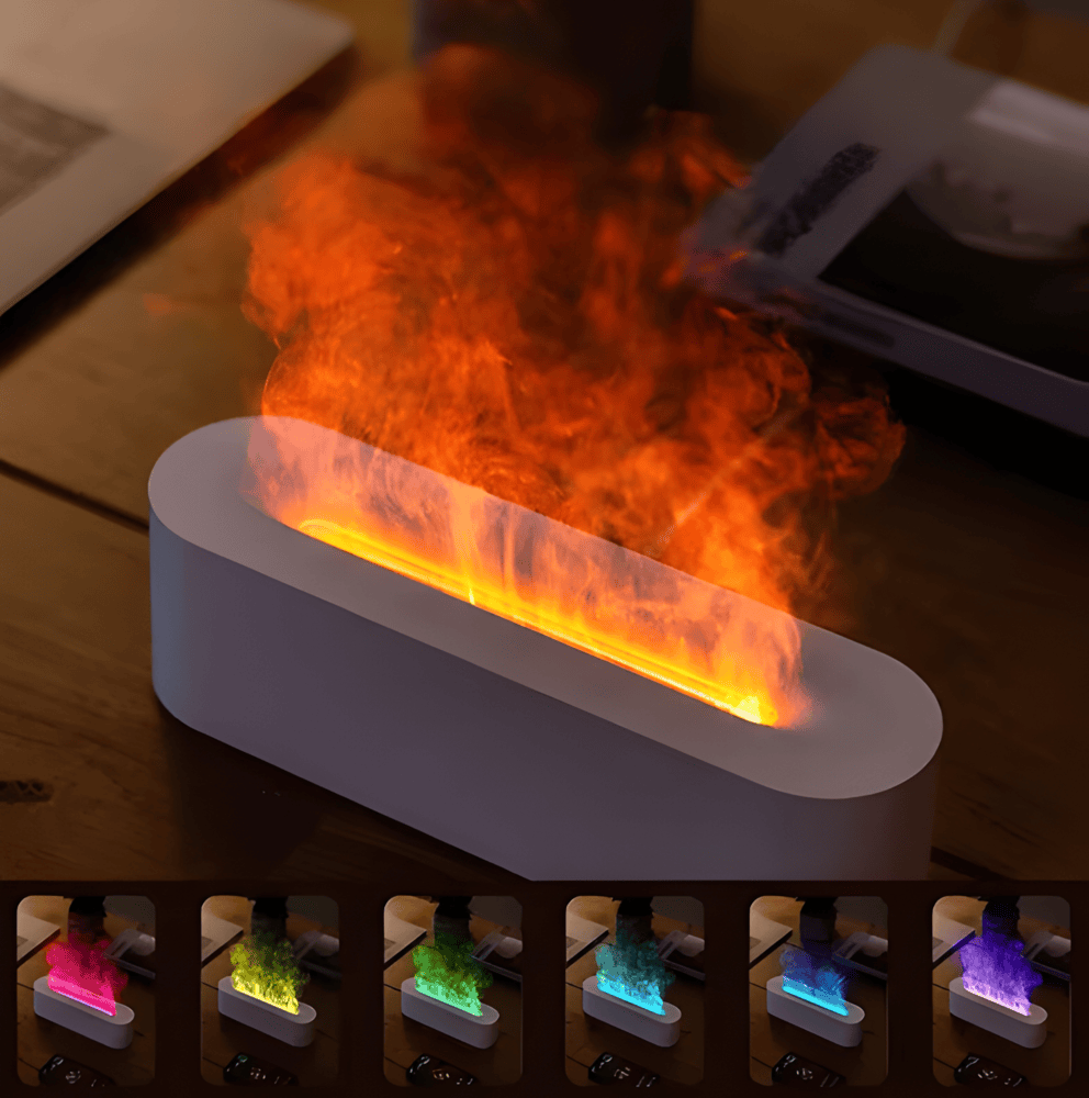 USB Aroma Diffuser Met Veelkleurige LED-verlichting - Ontspannende Sfeer & Lichte Nevel