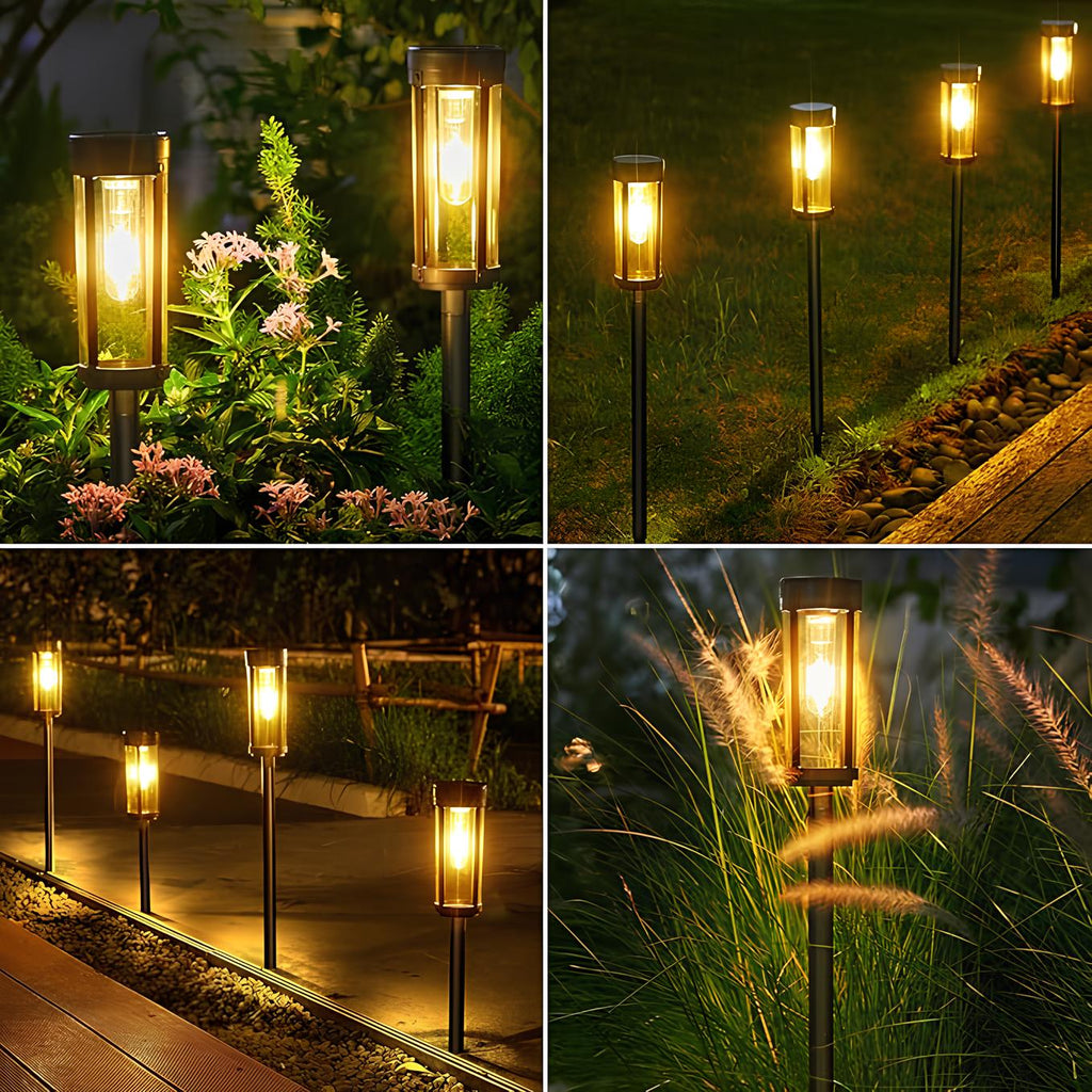 Torche Solaire De Jardin – Lumière Chaleureuse Et Écologique