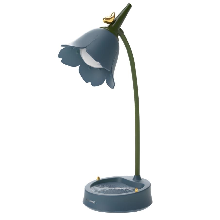 Lâmpada de Secretária Flor – Elegância e Luz Suave 