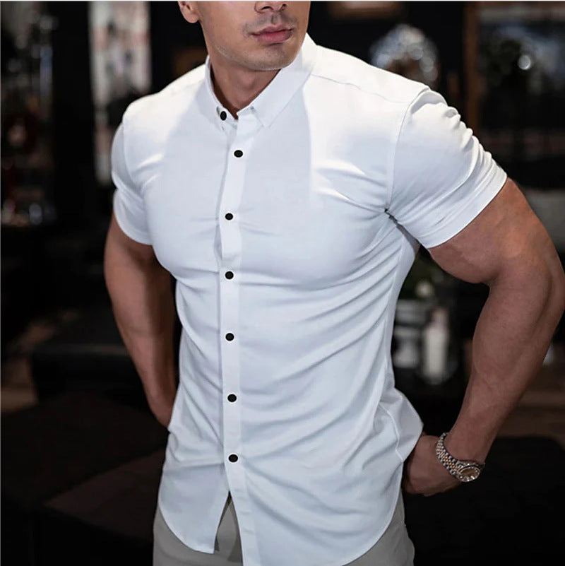 Joseph | Elegant Lyhythihainen Paita – Slim Fit ja Moderni Tyyli 