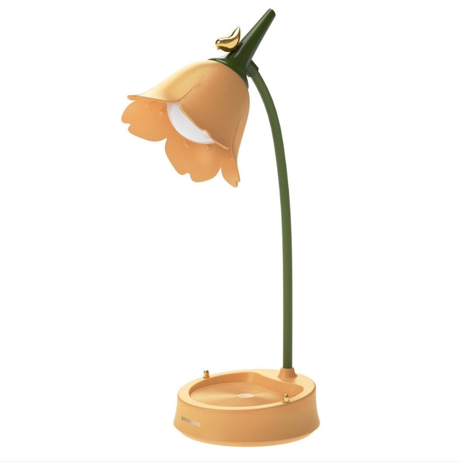Lâmpada de Secretária Flor – Elegância e Luz Suave 