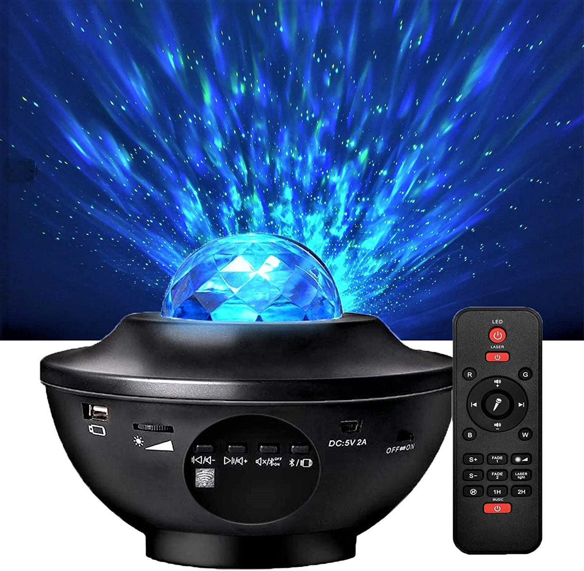 Proiettore di luce Galaxy - Decorazione illuminante e rilassante