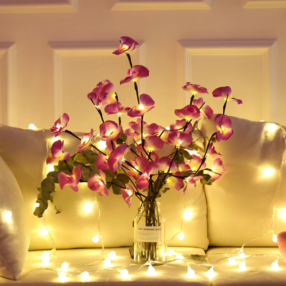 LED Light Decoration – Warm and Elegant Atmosphere 