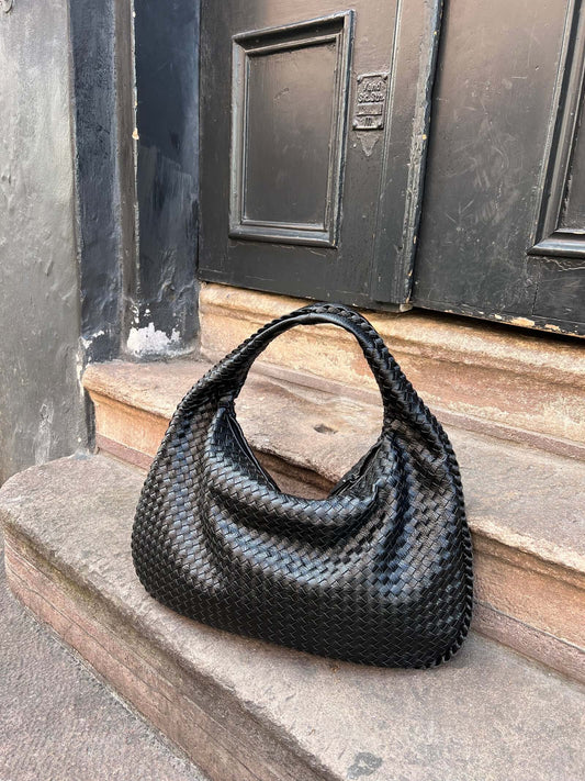 Josiane | Bolsa de Mano Trenzada – Elegancia Artesanal y Encanto Atemporal 
