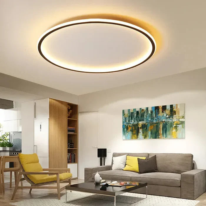Éclairage Plafonnier Rond – Ambiance Chaleureuse Et Élégance Scandinave