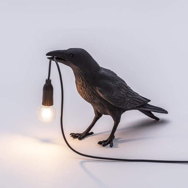 Lampe Décorative —  Corbeau Pour Ambiance Mystérieuse