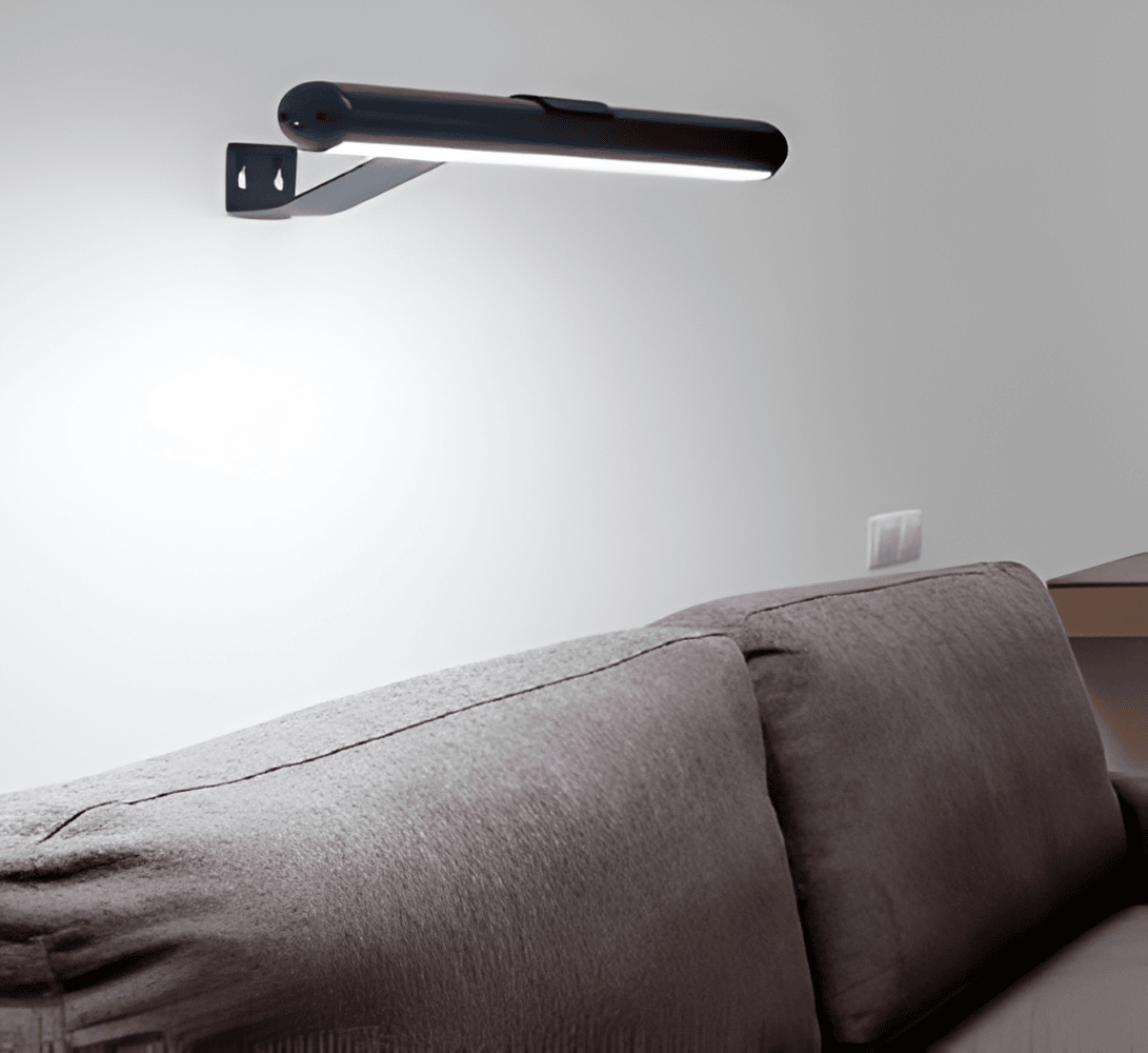 Bezprzewodowa lampa ścienna LED ładowana przez USB - pełny obrót i wygodne ładowanie