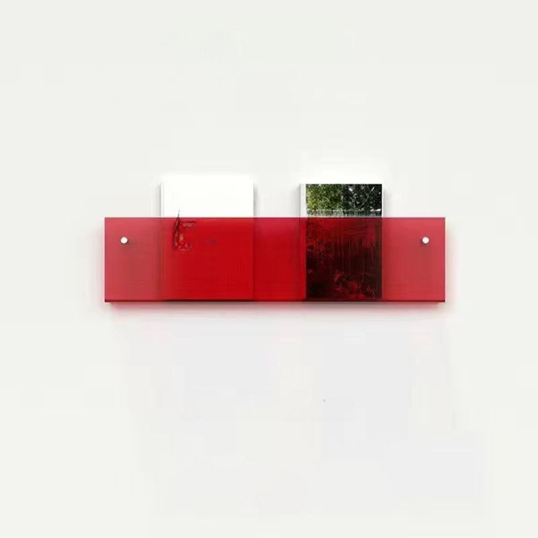 Wandregal Zeitungsständer Transparent – Chic und modernes Design 