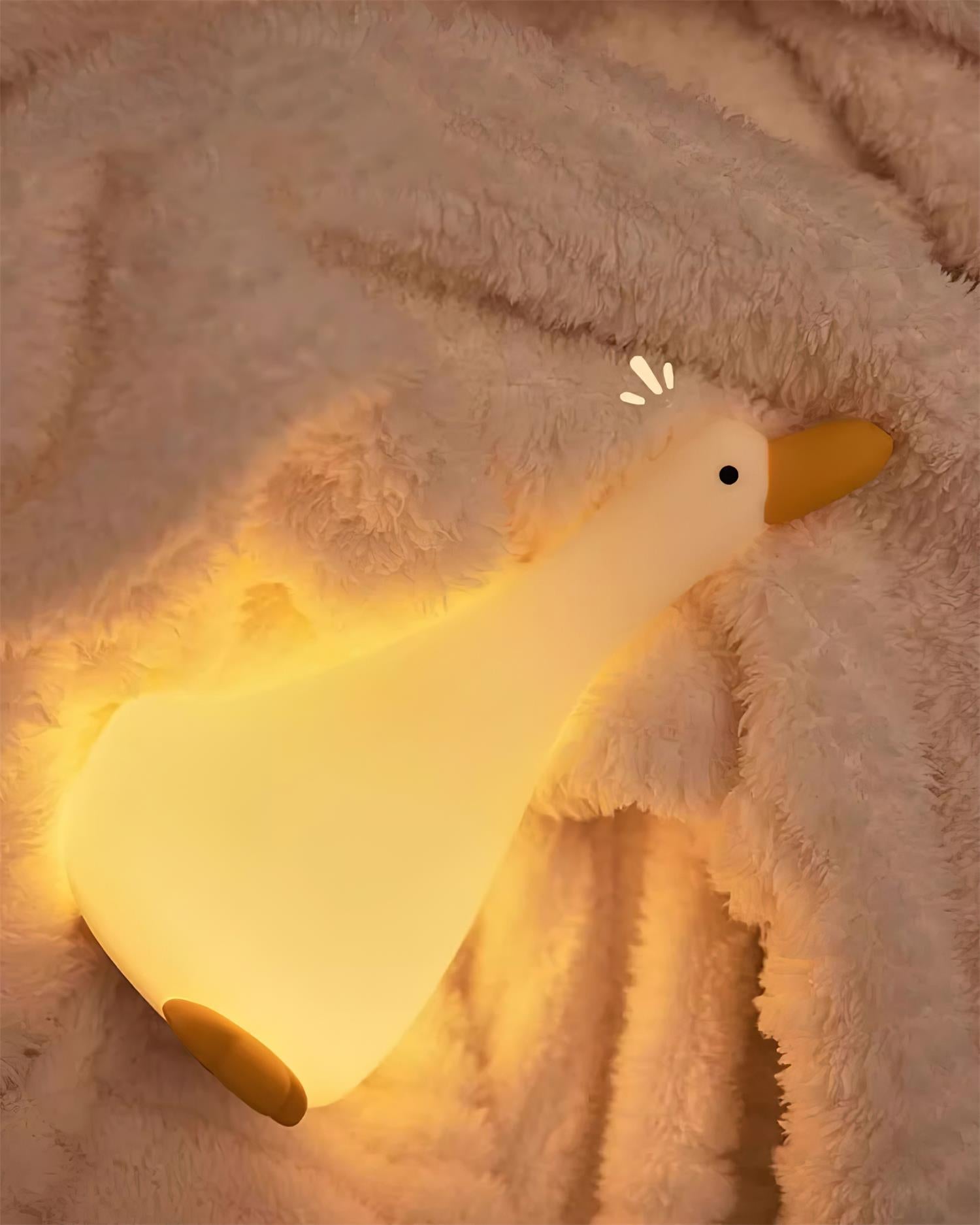 Noční světlo Enchanted Goose - hmatové světlo a uklidňující design