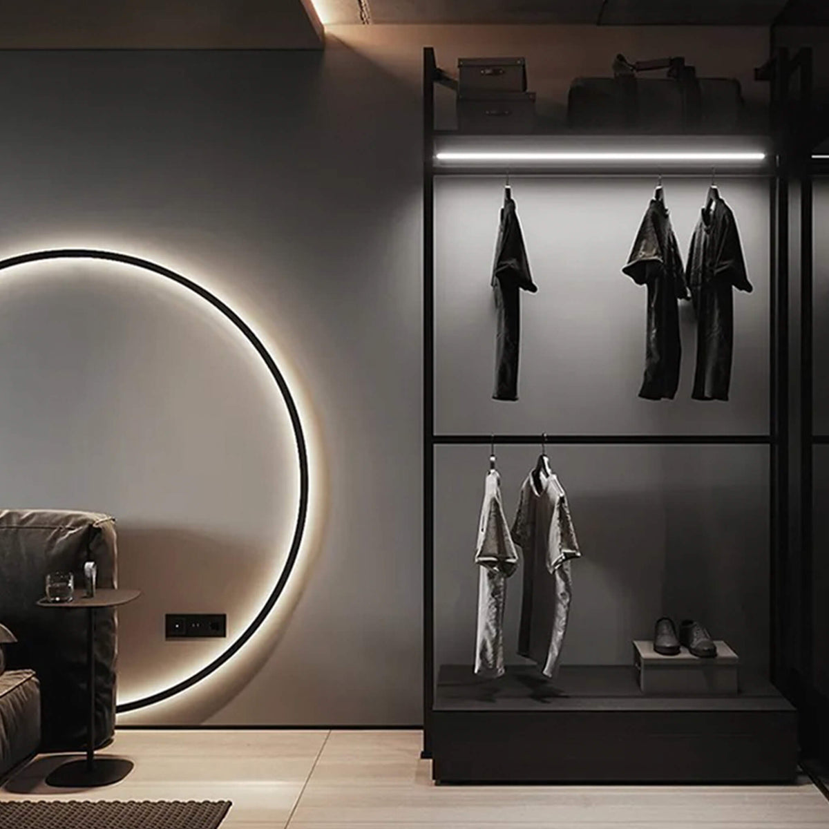 Aplique de Pared Halo – Elegancia y Modernidad 
