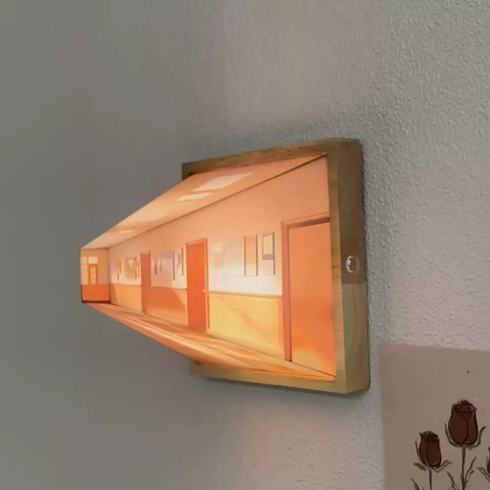 Lampada da Parete Decorativa – Illusione Visiva 3D 