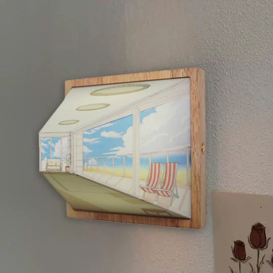 Lampada da Parete Decorativa – Illusione Visiva 3D 