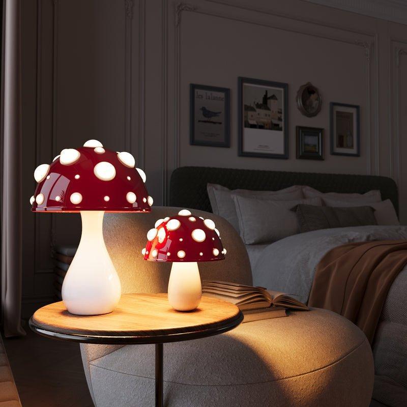 Lampă de birou ciupercă – iluminare blândă și stil original 