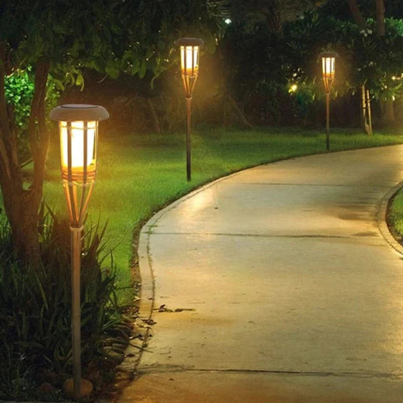 Lanterna Solar Tiki - Ilumine as Suas Noites Com Estilo 