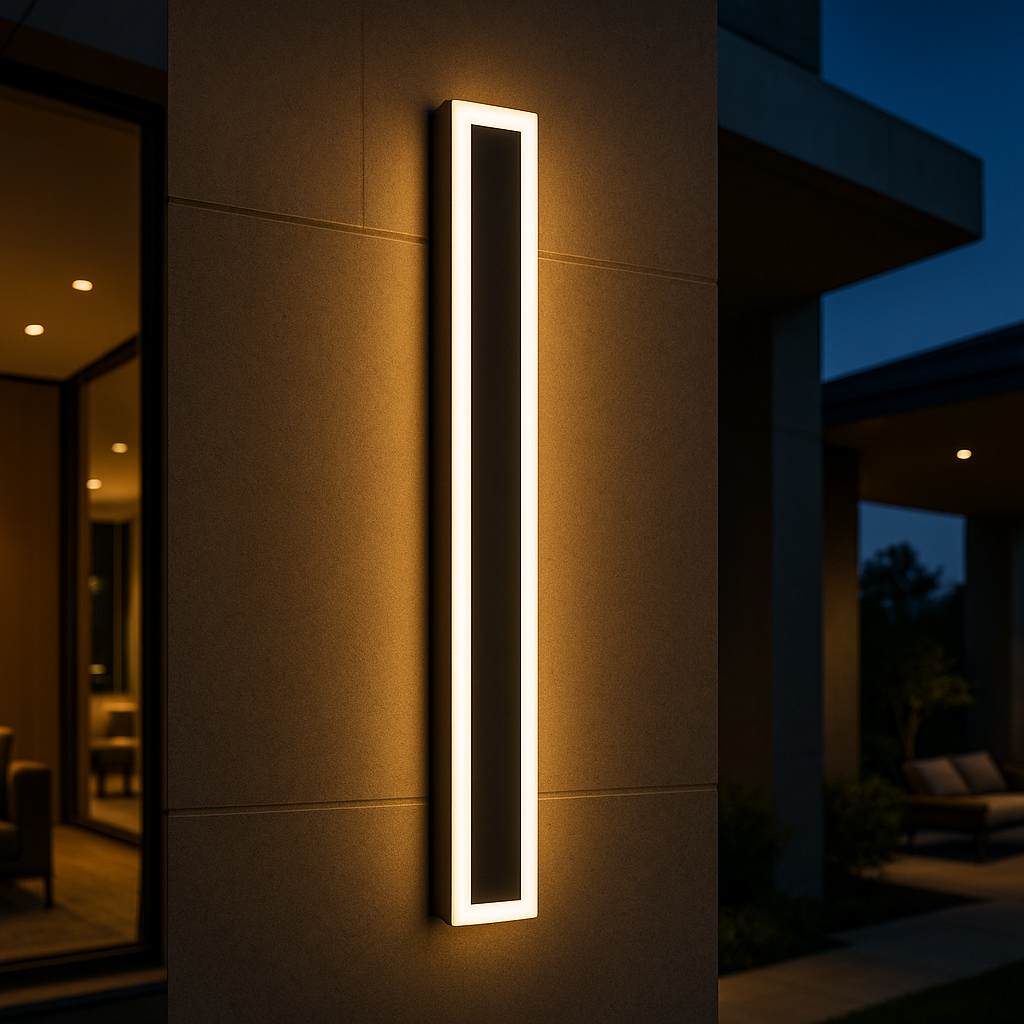 Aplique de Parede Exterior Moderna – Ideal Para Jardim Ou Fachada 