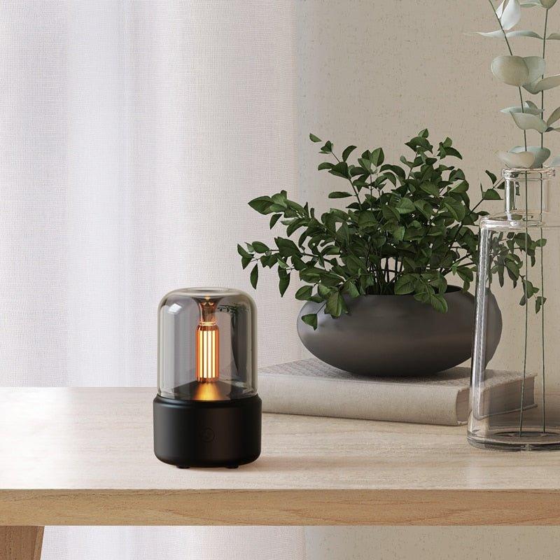 Lampă Difuzor de Aromă — Ambianță Flacără Calmătoare 
