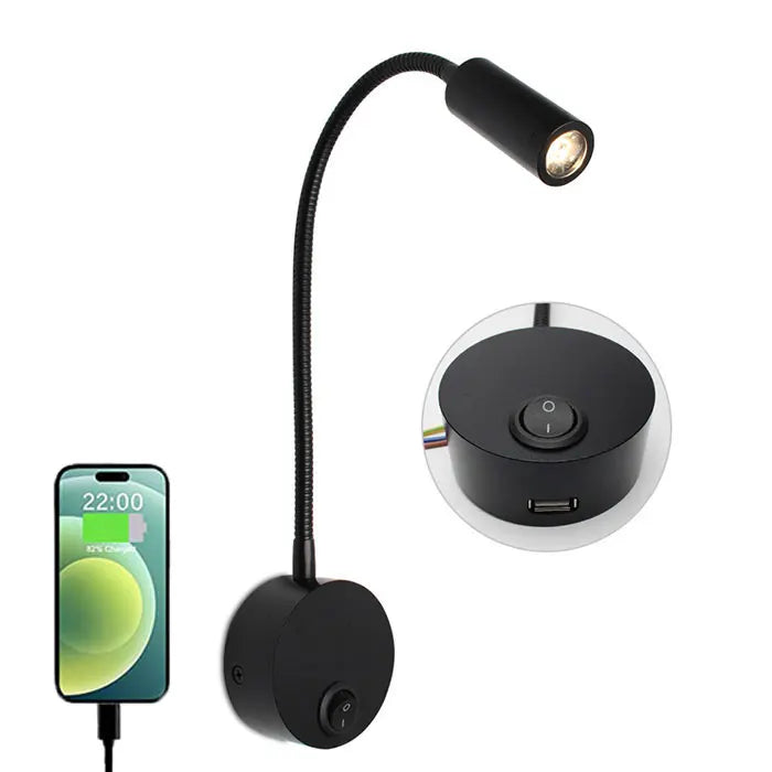 Elastyczna lampa ścienna LED - mobilność, elegancja i ukierunkowane światło