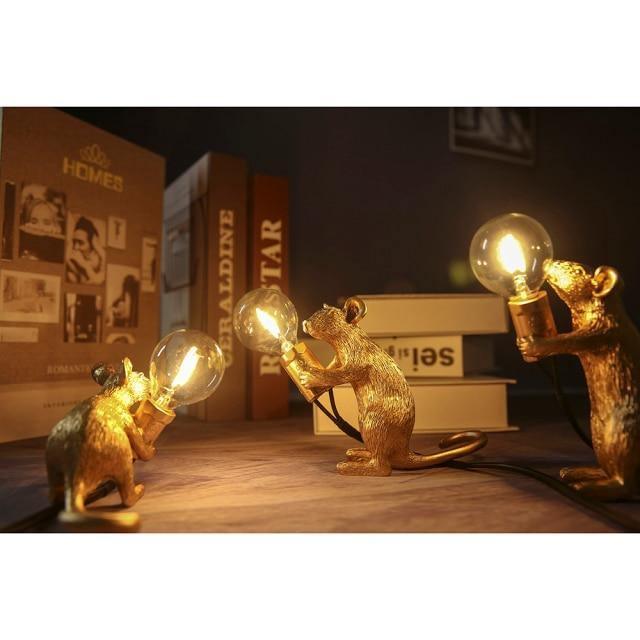 Lâmpada de Mesa Rato – Decoração Original e Iluminação Tendência 