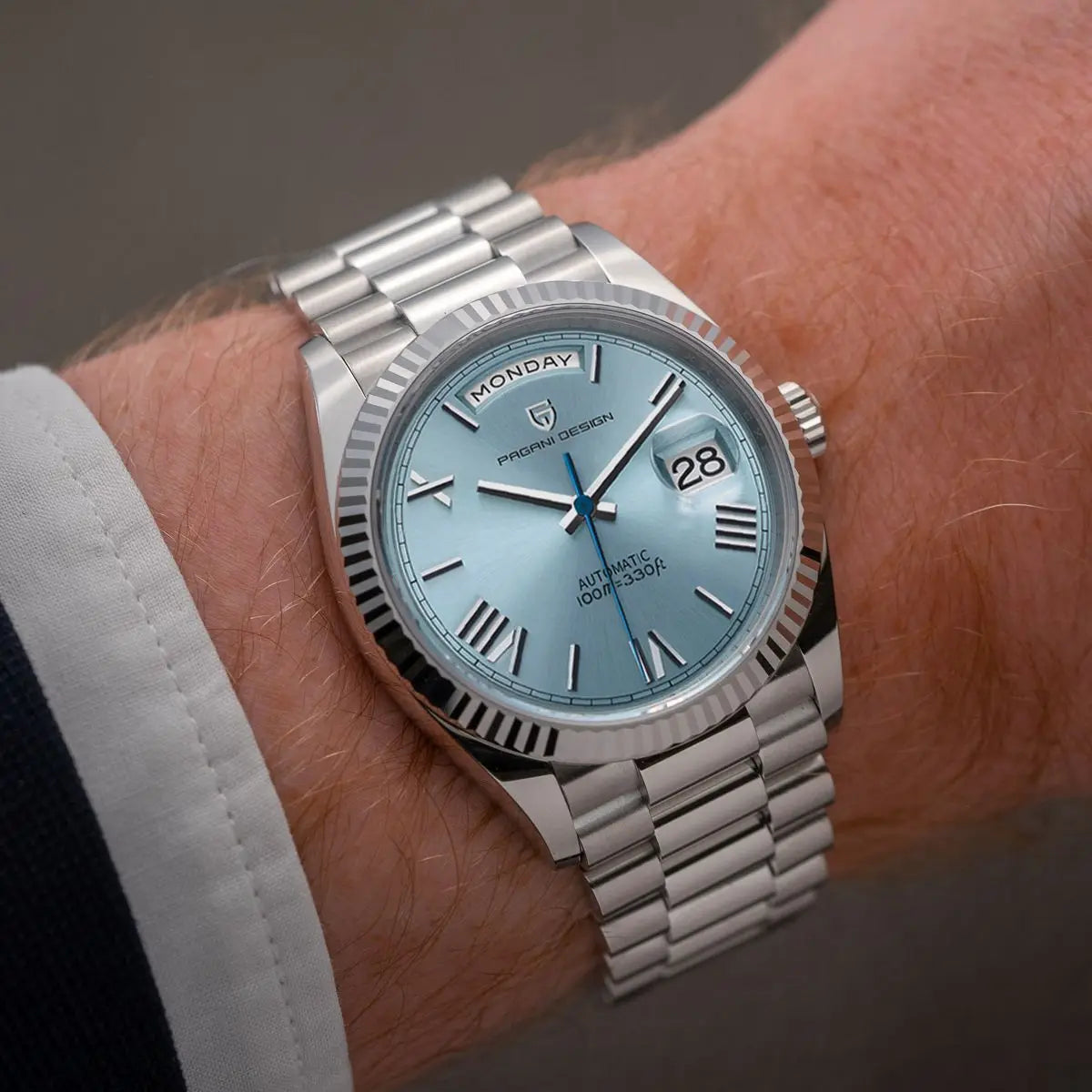Reloj Automático de Lujo – Elegancia Clásica y Mecanismo de Precisión 