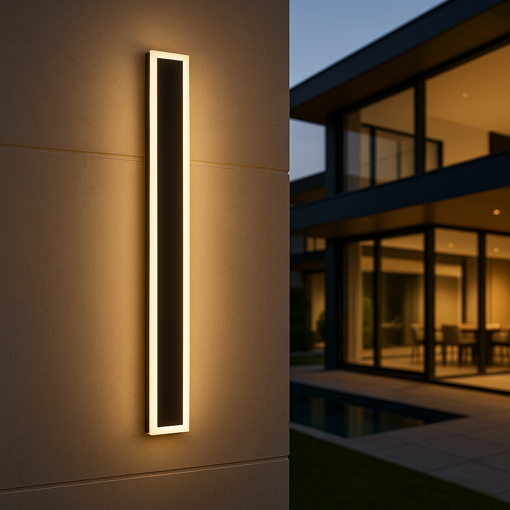 Aplique de Parede Exterior Moderna – Ideal Para Jardim Ou Fachada 