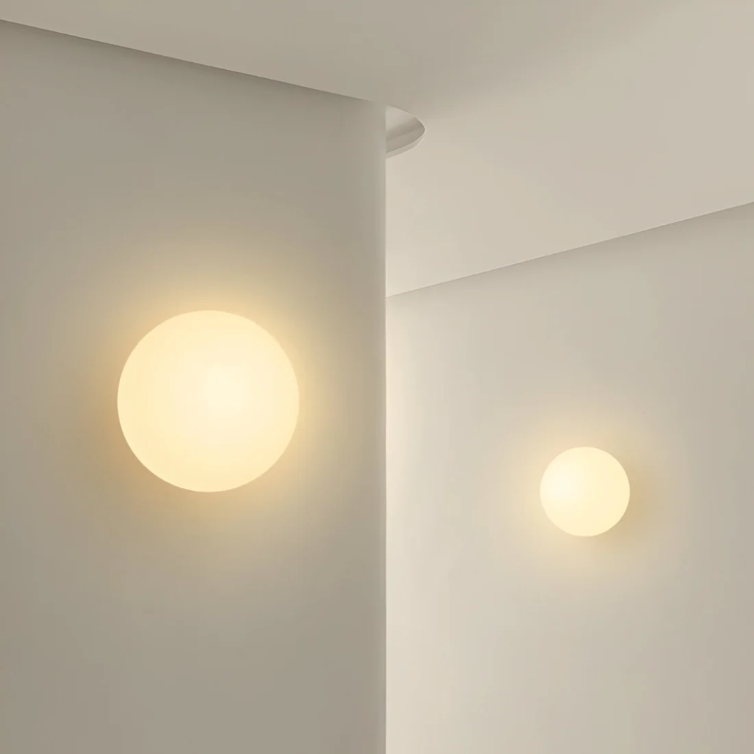 Aplica de perete din sticlă – Eleganță și lumină subtilă 