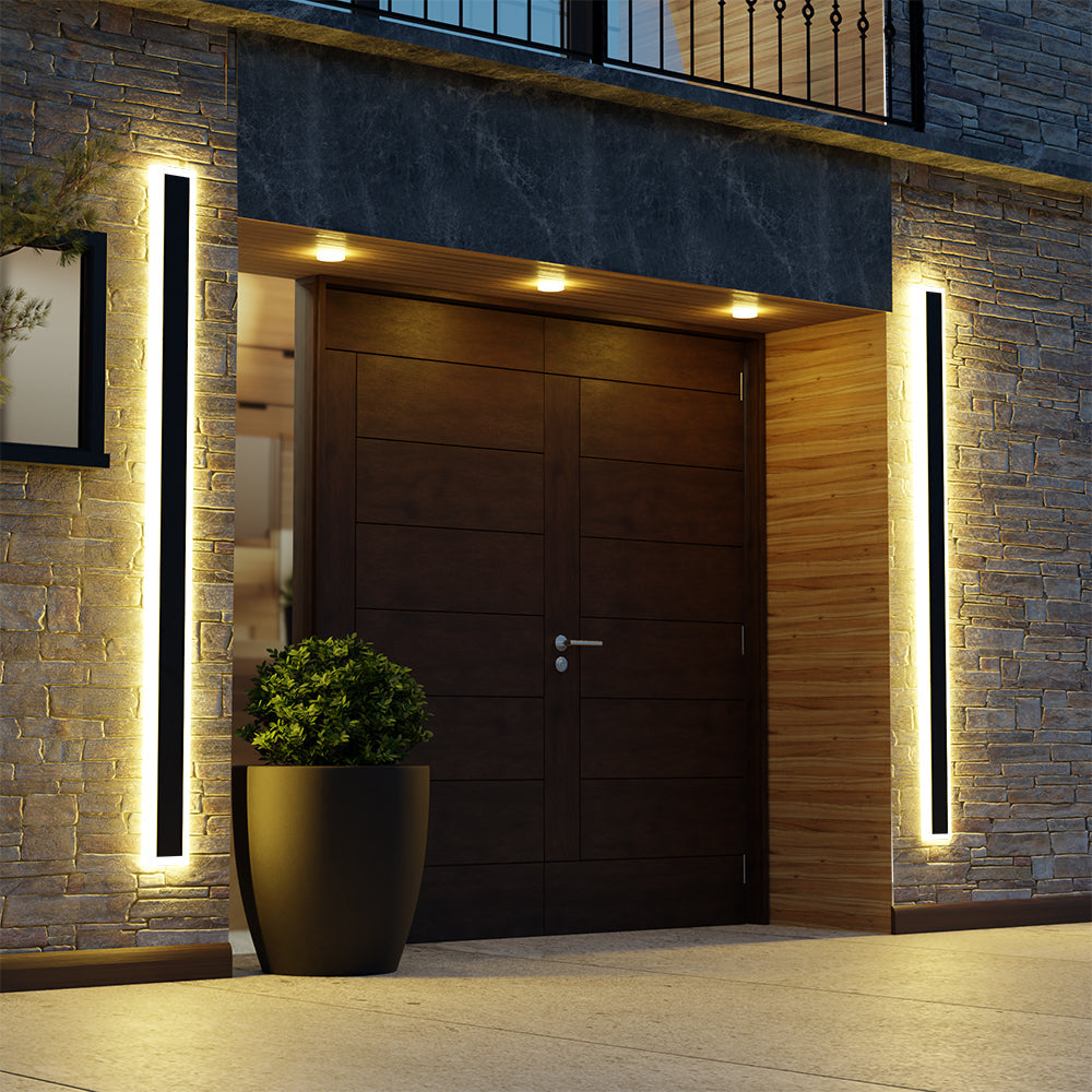 Aplique de Parede Exterior Moderna – Ideal Para Jardim Ou Fachada 