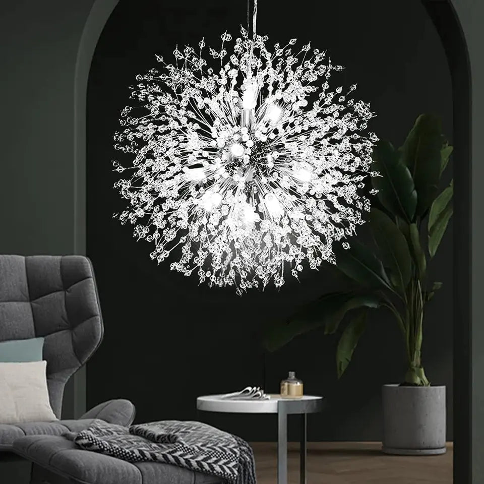 Křišťálový závěsný lustr – Nadčasová elegance a lesk 