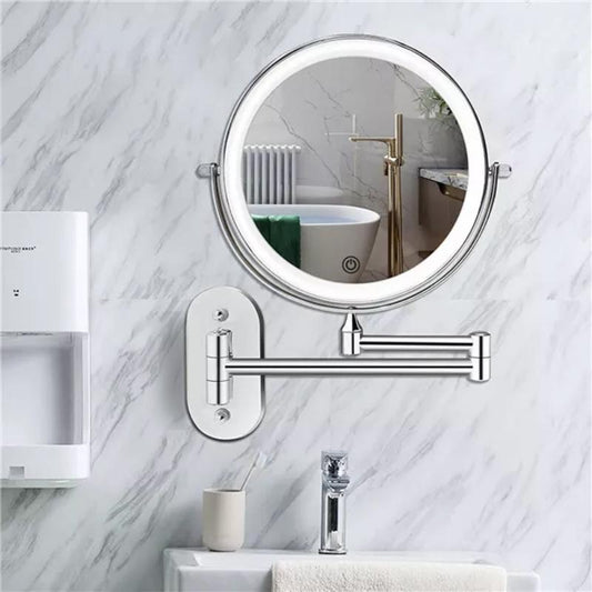 LED Magnifying Mirror – Rechargeable and Easy to Use 