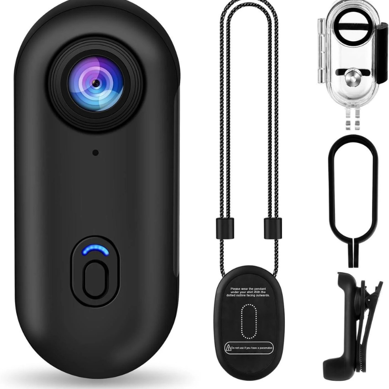 Câmara corporal 4K - Alta definição e grande capacidade